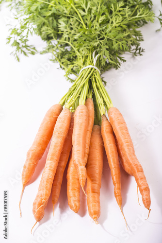 Obraz na płótnie Bunch of carrots w salonie