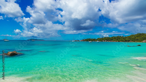 Fototapeta Naklejka Na Ścianę i Meble -  Anse Lazio - Paradise beach in Seychelles, island Praslin