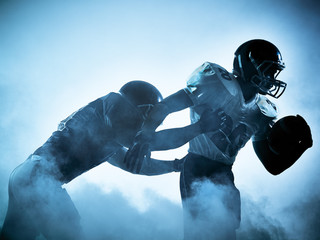 american football player silhouette