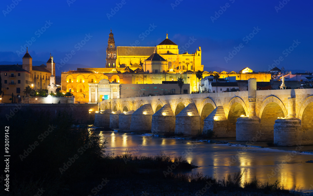 Old  bridge and  Mosque-cathedral of Cordoba