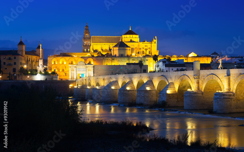 Old  bridge and  Mosque-cathedral of Cordoba