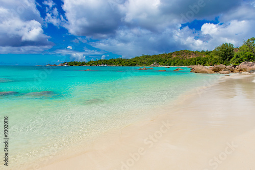Fototapeta Naklejka Na Ścianę i Meble -  Anse Lazio - Paradise beach in Seychelles, island Praslin