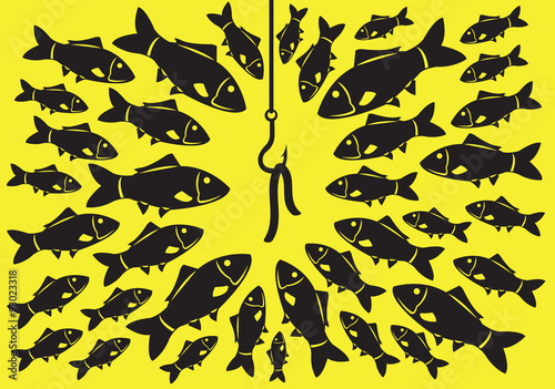 Fishing Bait Vector Illustration