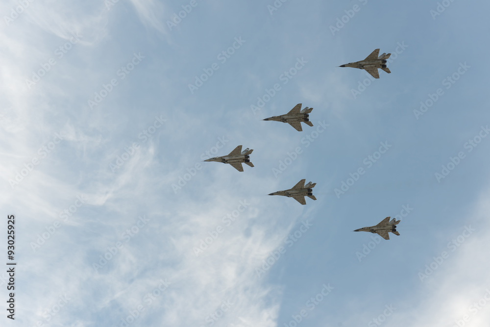 Group of airplanes MIG-29