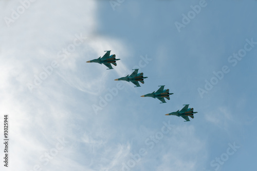 Group of airplanes Sukhoi Su-33