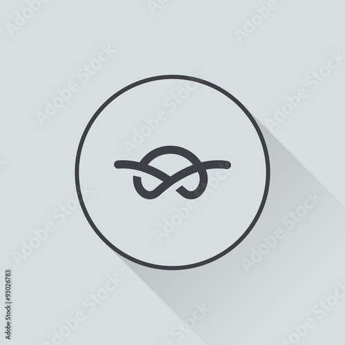 Illustration of fishing and fish icon