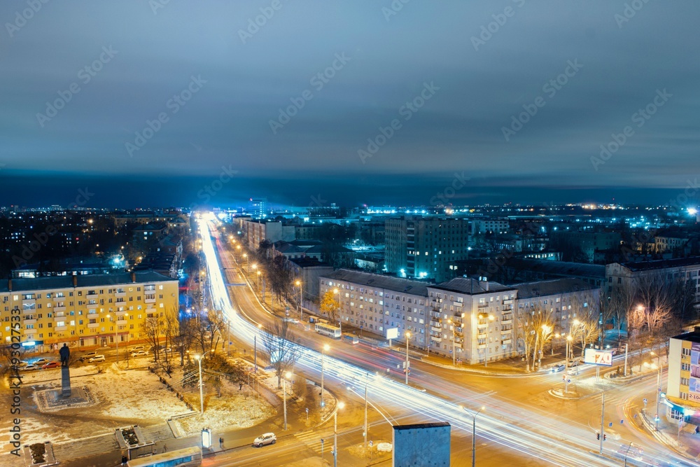 Fototapeta premium Ночной город