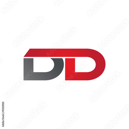 Free Download DD company linked letter logo red - GFXLoad
