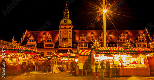 Leipzig Weihnachtsmarkt photo