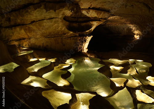 Billede på lærred Grotte de Saint Marcel d'Ardèche
