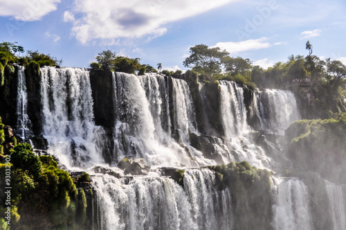 Upper part of Iguazu Falls, Argentina