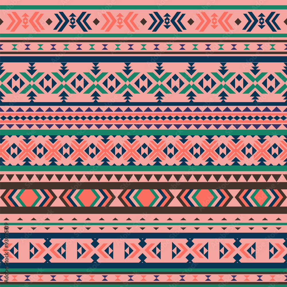 Geometric ethnic seamless pattern Geometric ethnic seamless pattern