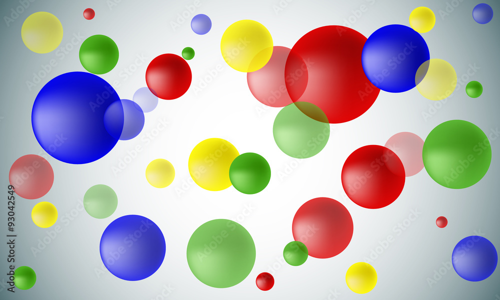 vector background with circles