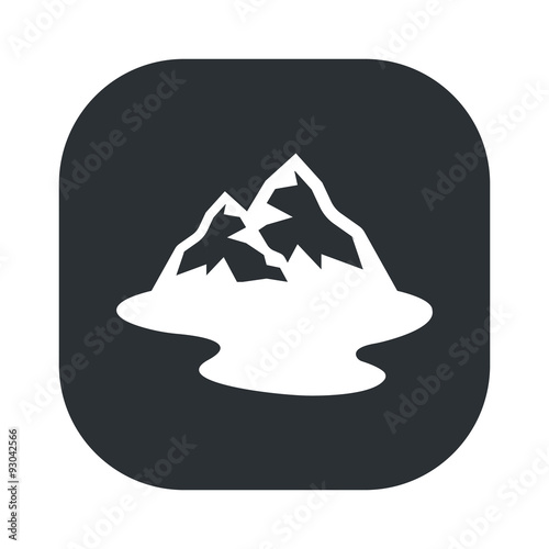 Illustration of fishing and fish icon
