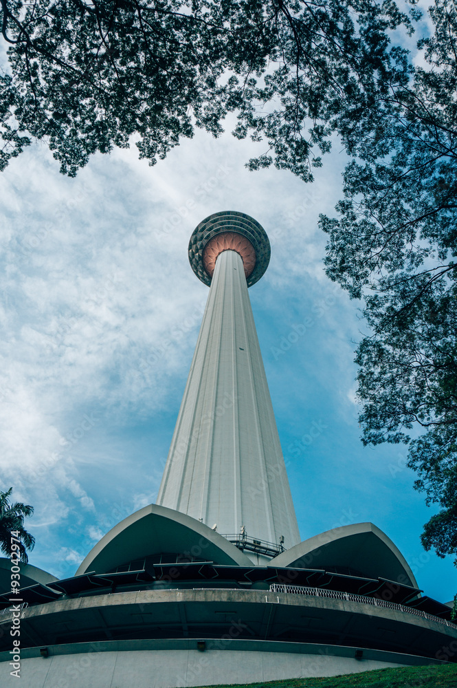 Fototapeta premium Menara Kuala Lumpur,Television tower in Kuala Lumpur, Malaysia