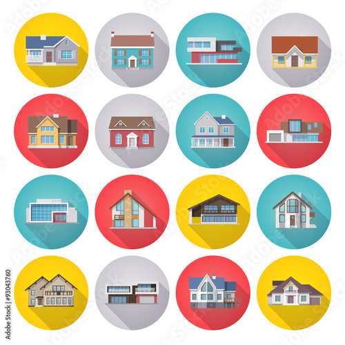 House Icons Flat Set