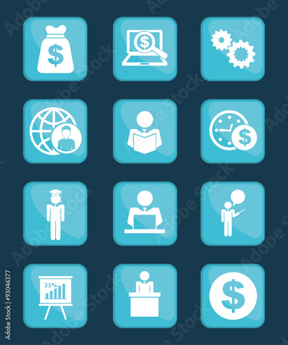 business set icons 