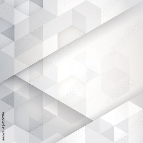 White and gray abstract background vector. 