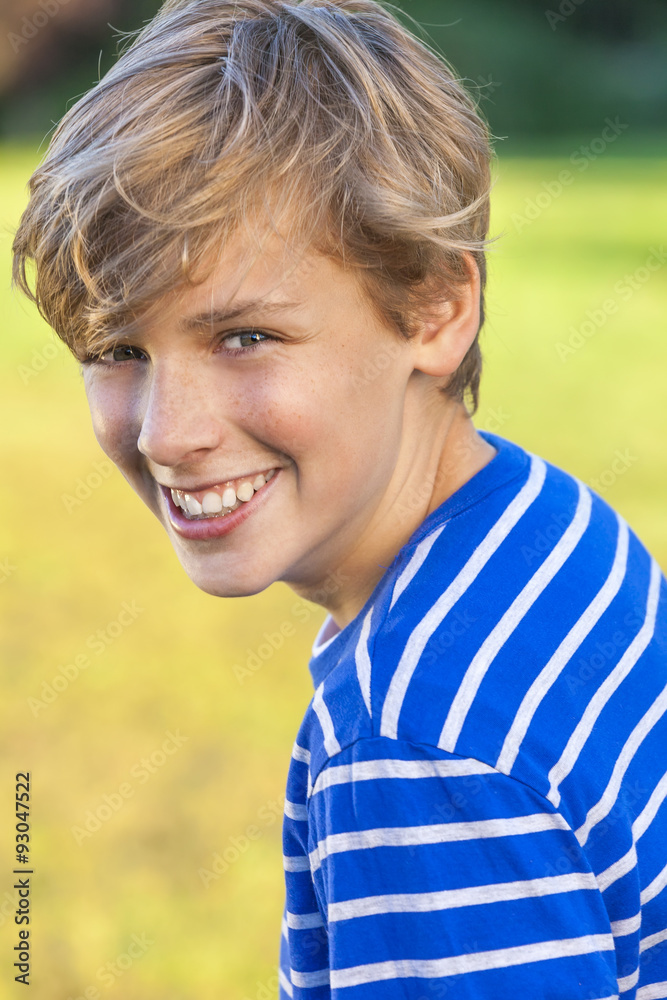 Happy Boy Male Child Teenager Laughing