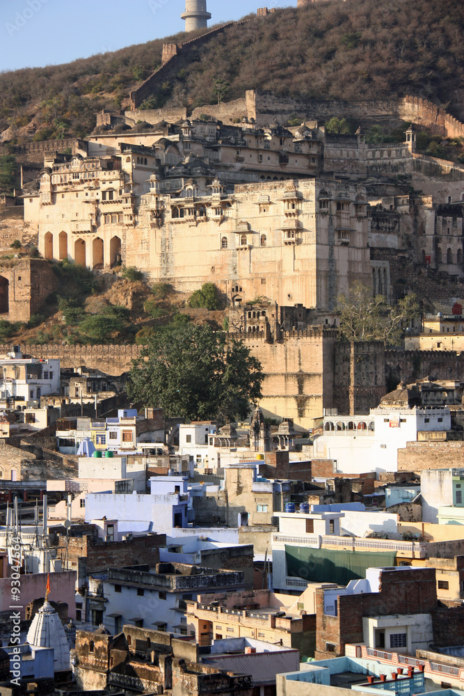 Rajasthan, la citadelle de Bundi, Inde
