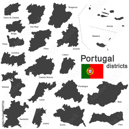 Portugal and districts photo
