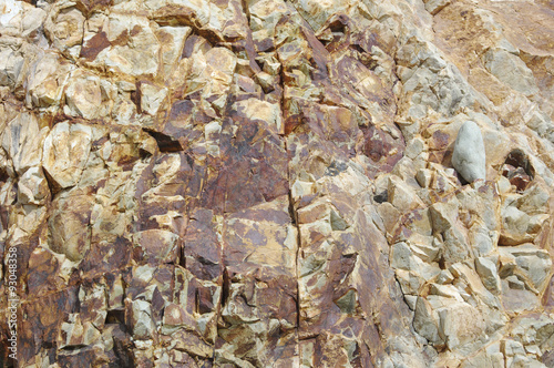 Natural background, rock texture closeup
