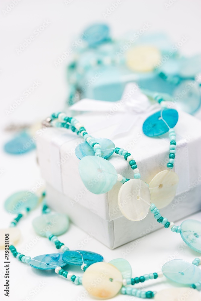 Necklace and gift box Necklace and gift box