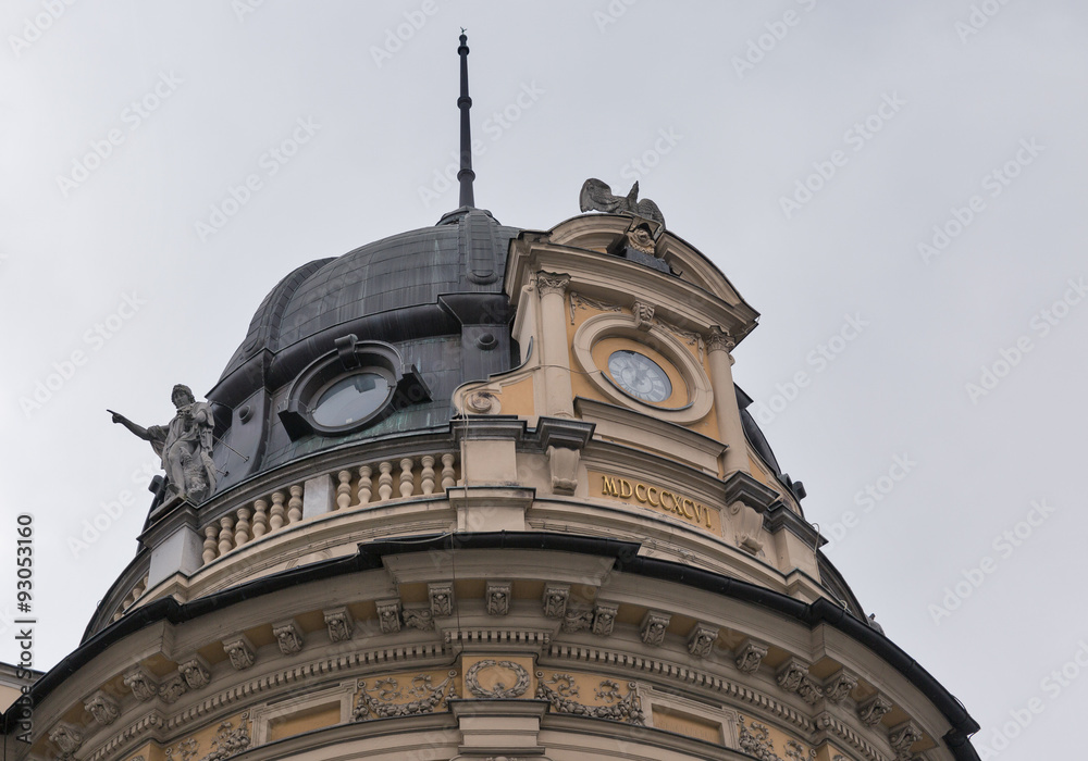 Obraz premium Post Office in Ljubljana, Slovenia.