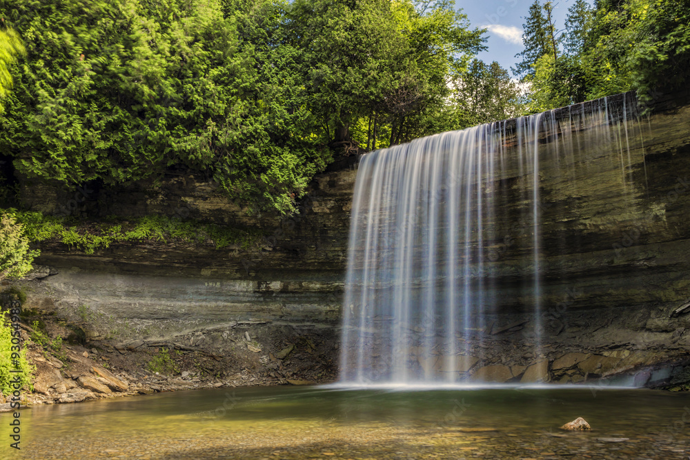 Fototapeta premium Bridal Veil Falls on Manitoulin Island.