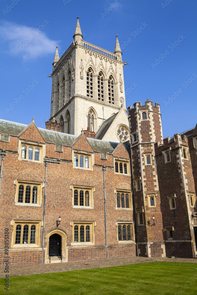 St. John's College and Chapel in Cambridge