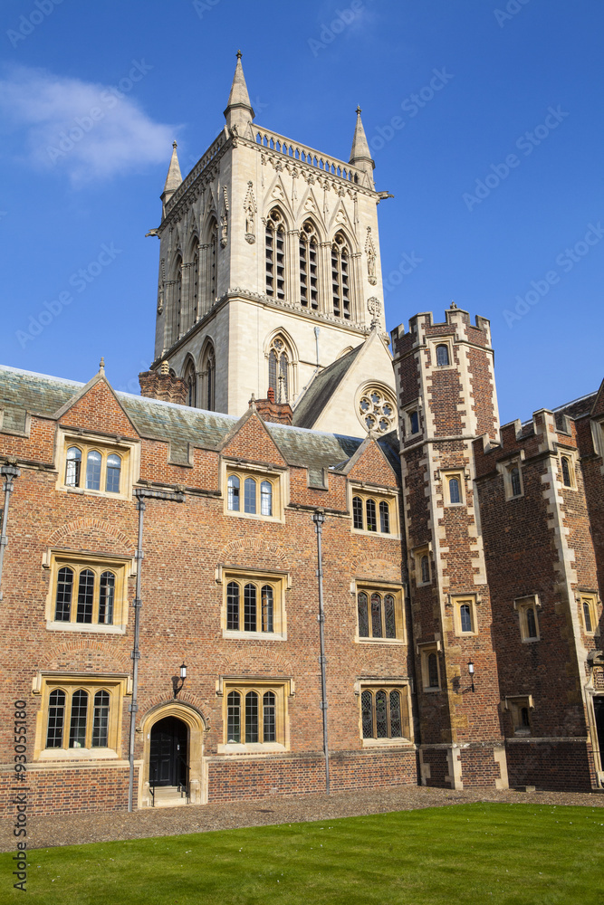 St. John's College and Chapel in Cambridge St. John's College and Chapel in Cambridge