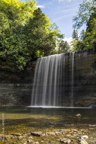 Bridal Veil Falls on Manitoulin Island.