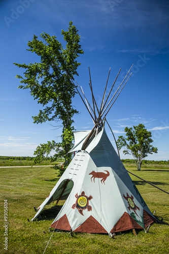 One of the few teepees at Ten-Mile Point on Manitoulin Island.