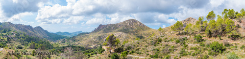 Mallorca-Panorama, Westküste bei Banyalbufar photo