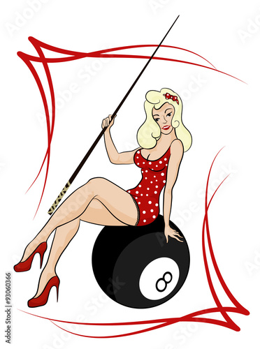 billiards girl