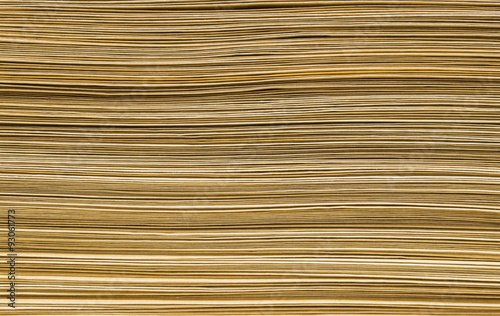 Closeup pile of brown envelope for document background