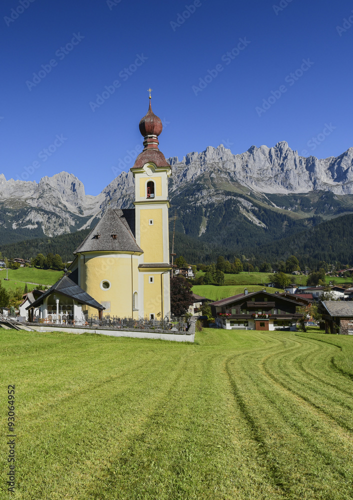 Filmdorf Going am Wilden Kaiser in Tirol