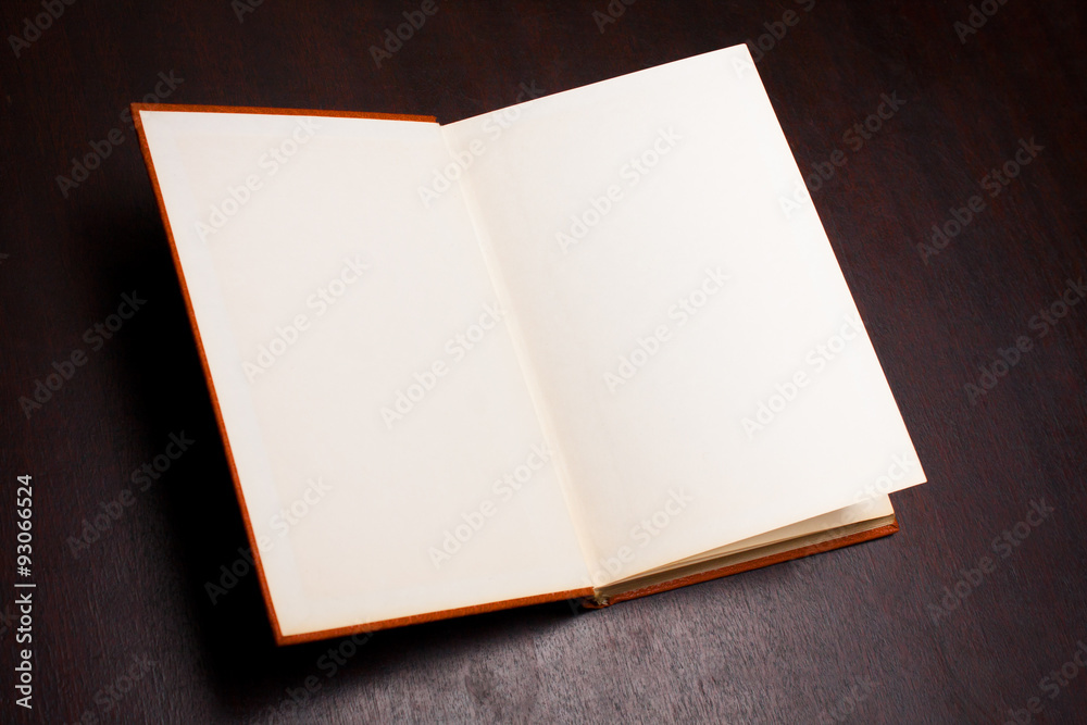 Fototapeta premium Empty open book
