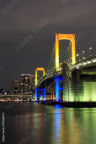 Tokyo landmarks,Tokyo Rainbow bridge in Japan