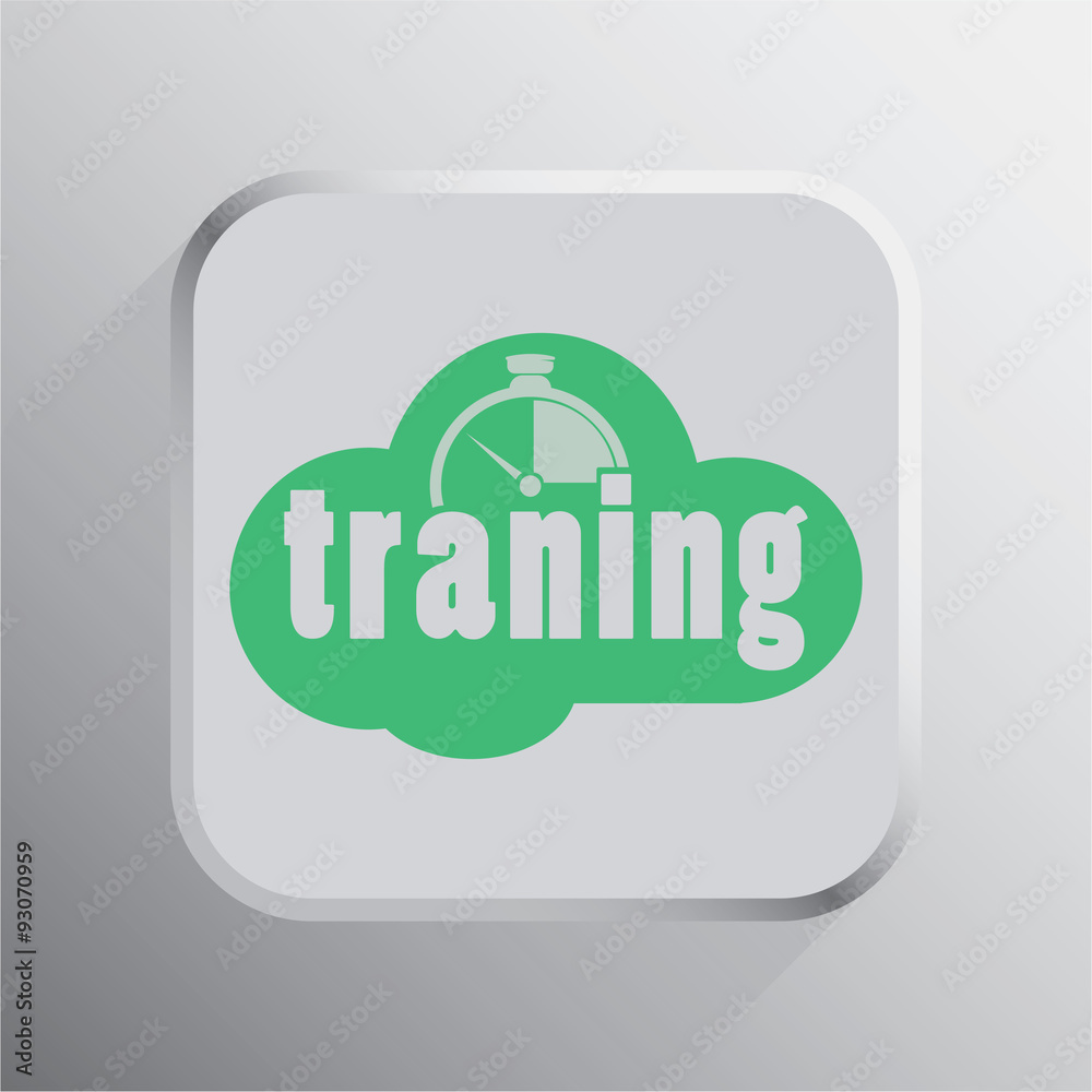 Fototapeta premium illustration of sport icon