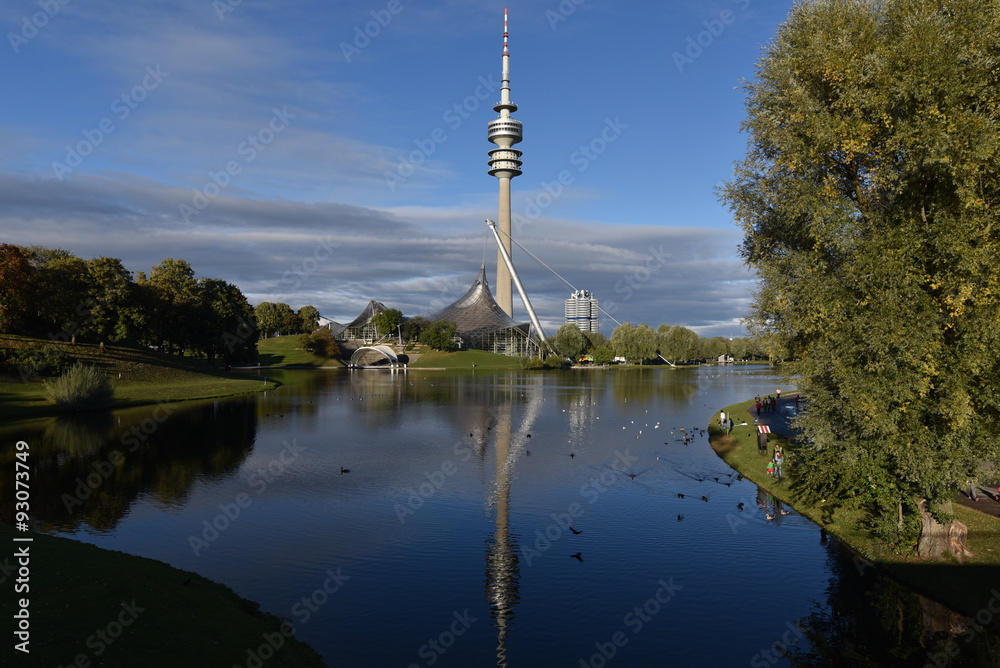 Obraz premium Der Olympiapark in München