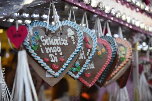 Oktoberfest Lebkuchen Herzen