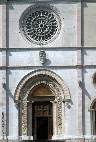 Umbria,Todi,il Duomo,