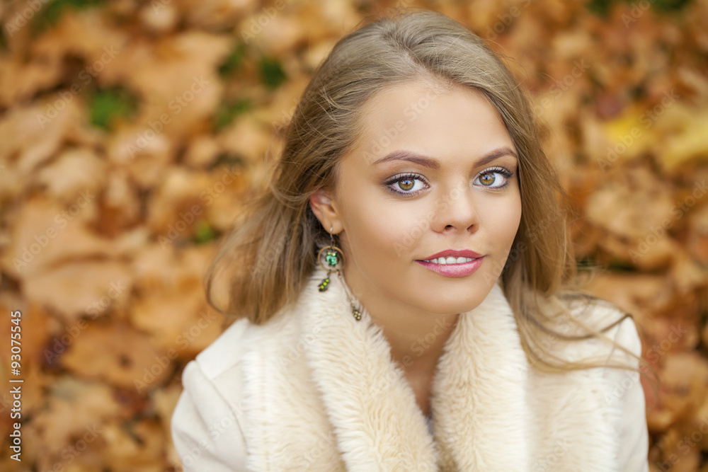 Portrait close up of young beautiful blonde girl Portrait close up of young beautiful blonde girl
