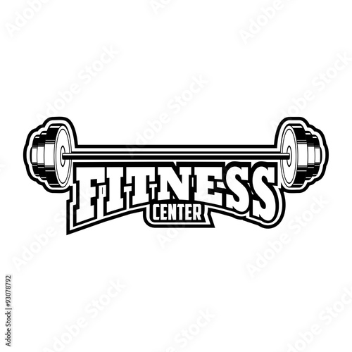 Fototapeta Naklejka Na Ścianę i Meble -  Fitness Logo Template