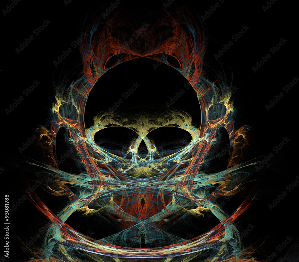 Fototapeta premium 3d abstract fractal illustration for creative design