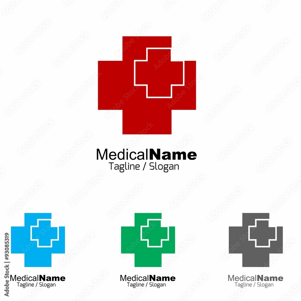Medical Medicine Medic Hospital logo icon vector Medical Medicine Medic Hospital logo icon vector