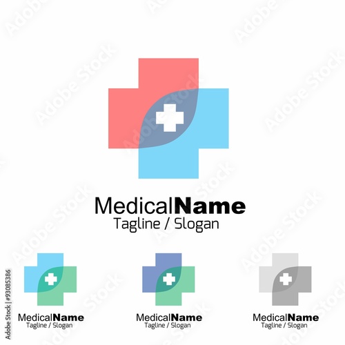 Medical Medicine Medic Hospital logo icon vector 