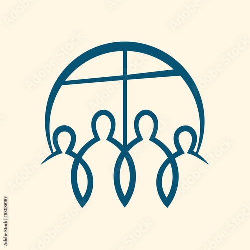 Church logo. United in Christ
