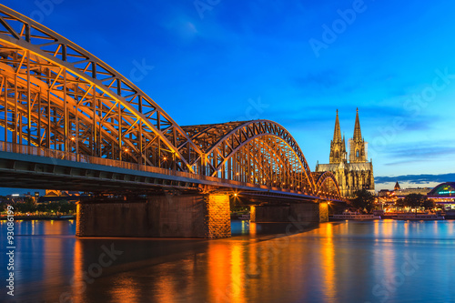 Cologne Cathedral and city skyline - Cologne - Germany